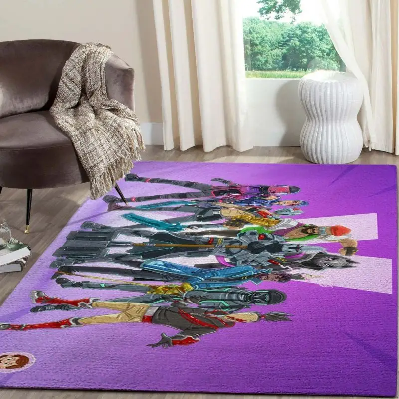 Battle Royale Fortnite Rug Bedroom Area Rug