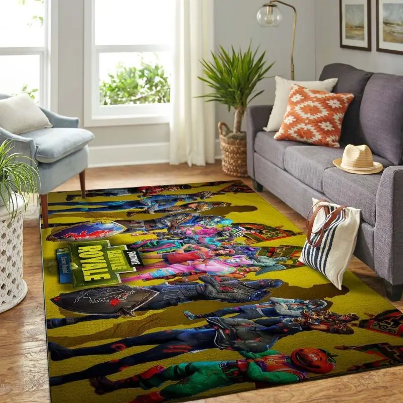 Battle Royale Game Fortnite Rug Bedroom Area Rug
