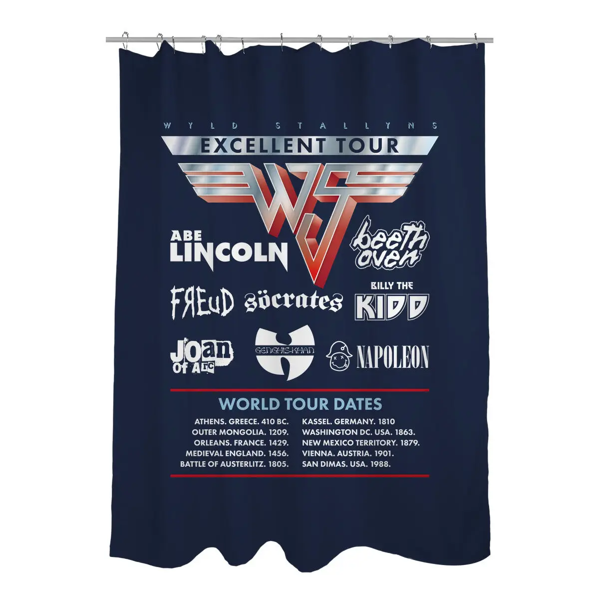 Be Excellent Tour Shower Curtains