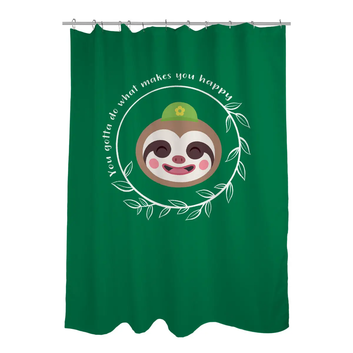 Be Happy Shower Curtains