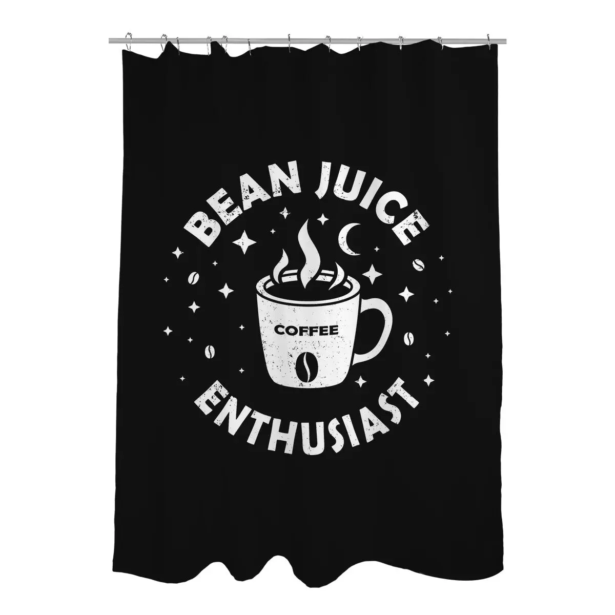 Bean Juice Enthusiast Shower Curtains