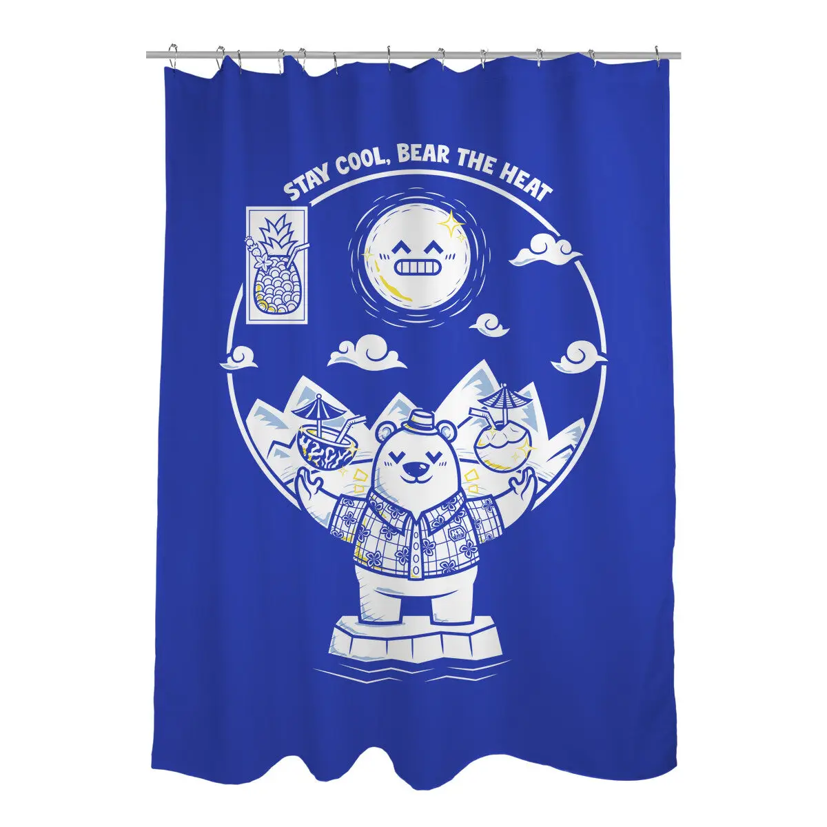 Bear The Heat Shower Curtains