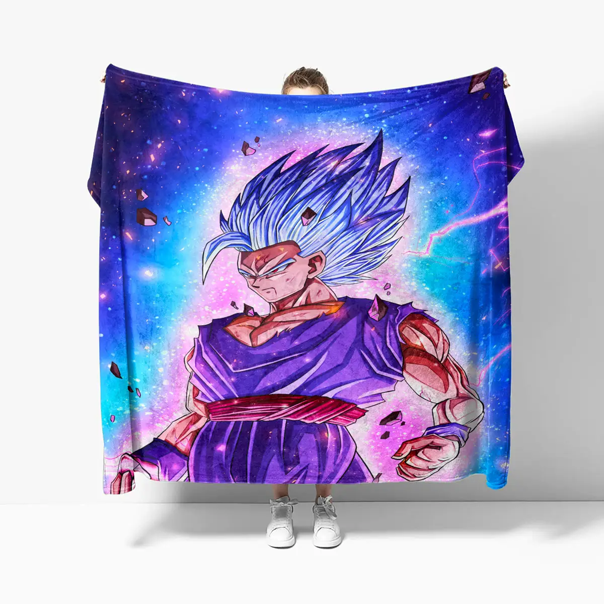 Beast Unleashed Gohan Quilt Blanket Multi-Sizes Soft Cozy
