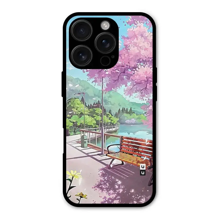 Beautiful Cherry Blossom Landscape Shockproof Hybrid Protection Back Case Cover