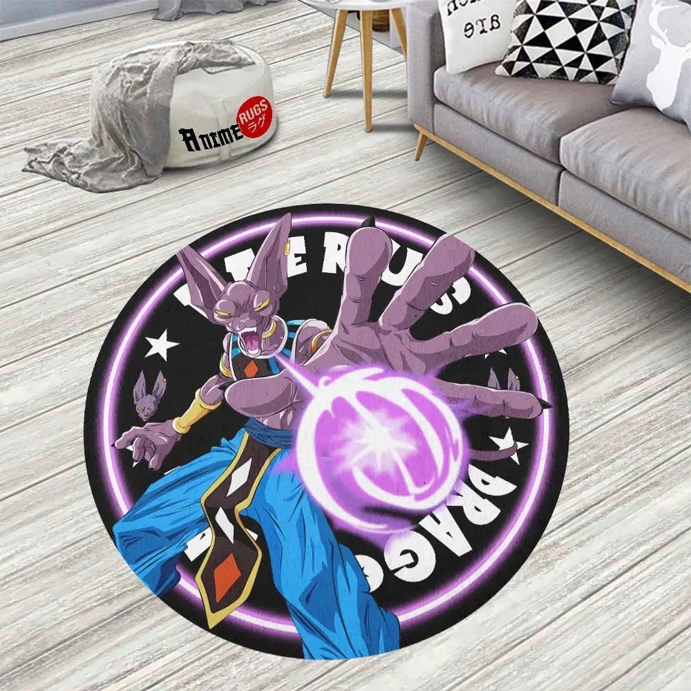 Beerus Round Rug Custom Circle Carpet