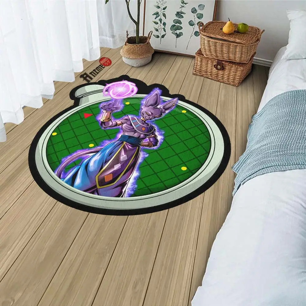 Beerus Shaped Rug Custom Anime Room Decor