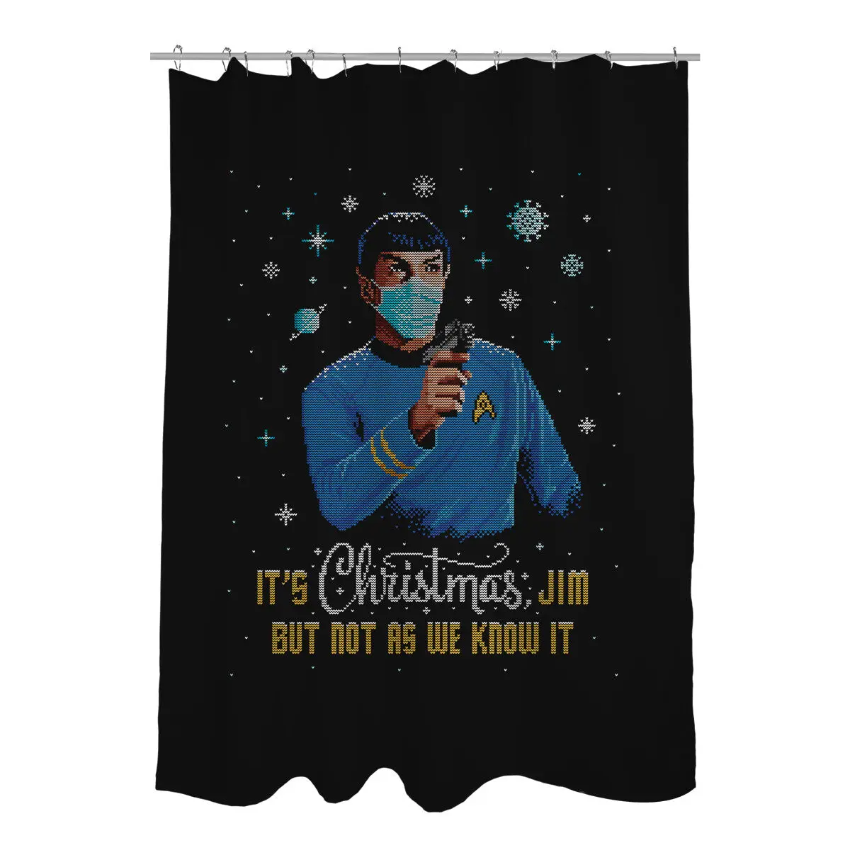 Behind Every Woman Shower Curtains