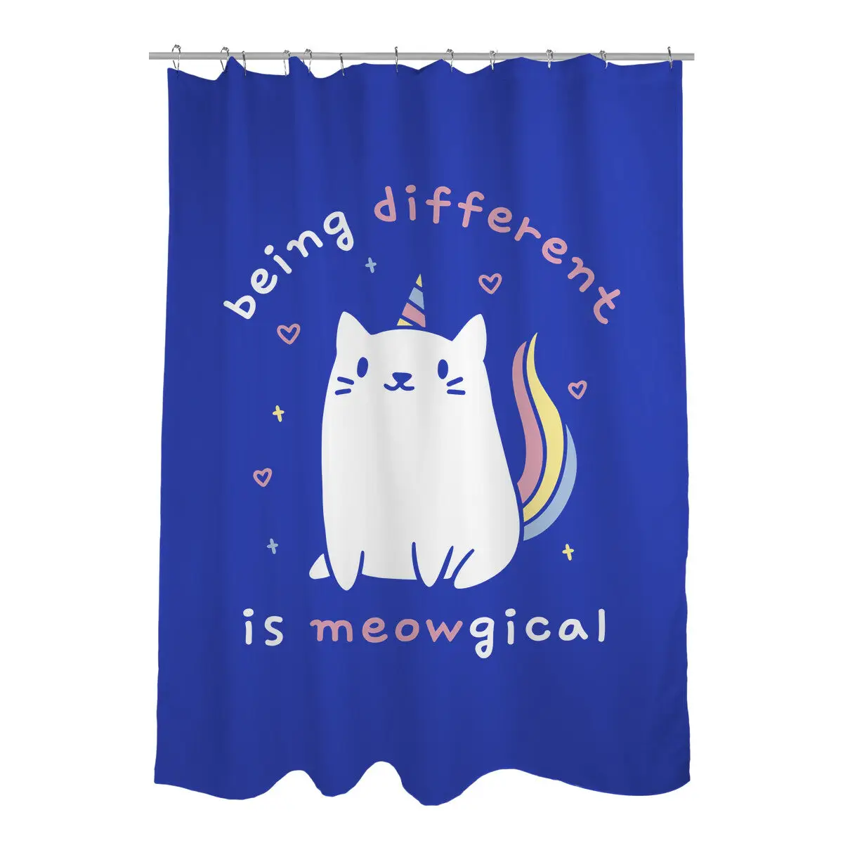 Being Different Is Meowgical Shower Curtains