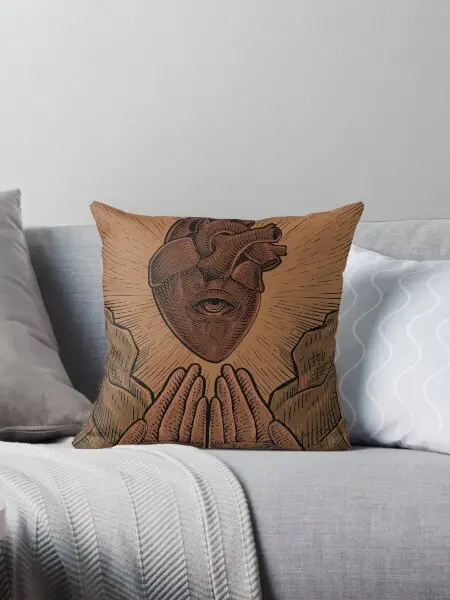 Berserk God Hand vintage Throw Pillow