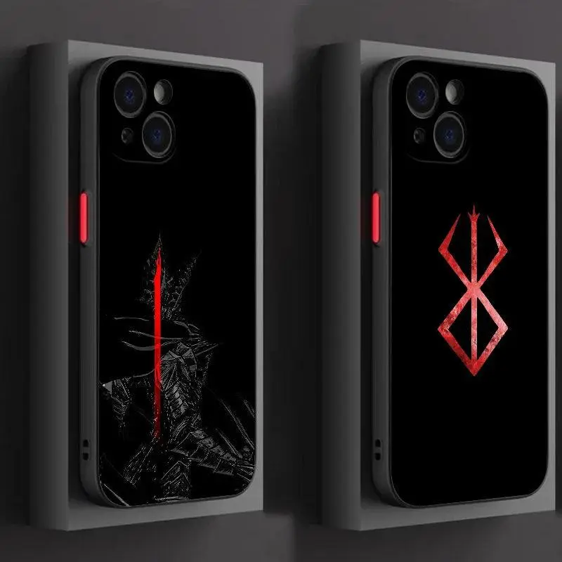 Berserk Guts & Brand of Sacrifice Anime Phone Case for iPhone