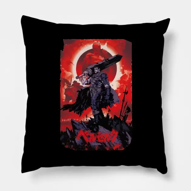 Berserk Pillows - Berserk manga Guts Pillow