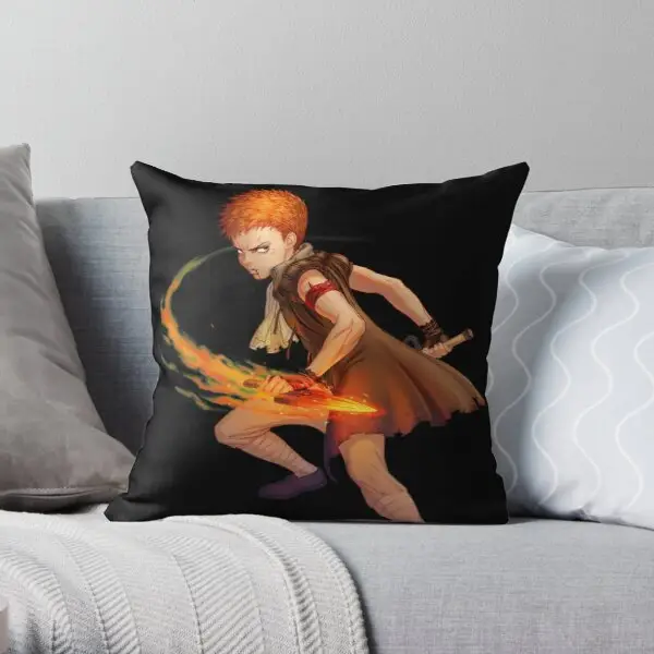 Berserk Pillows - Isidro's flame Throw Pillow