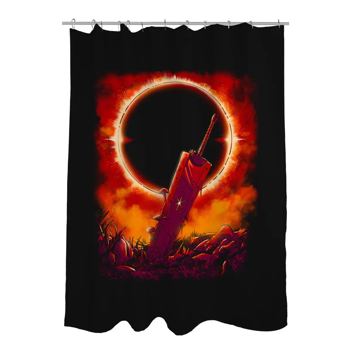 Berserkers Never Die Shower Curtains