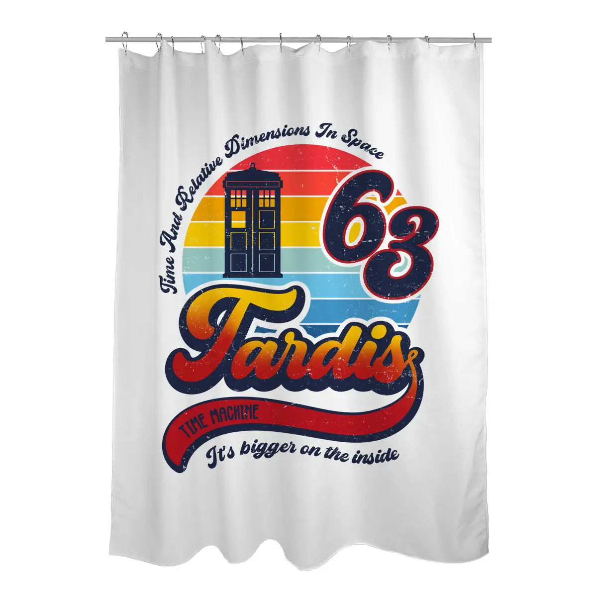 Bigger on the Inside Shower Curtains