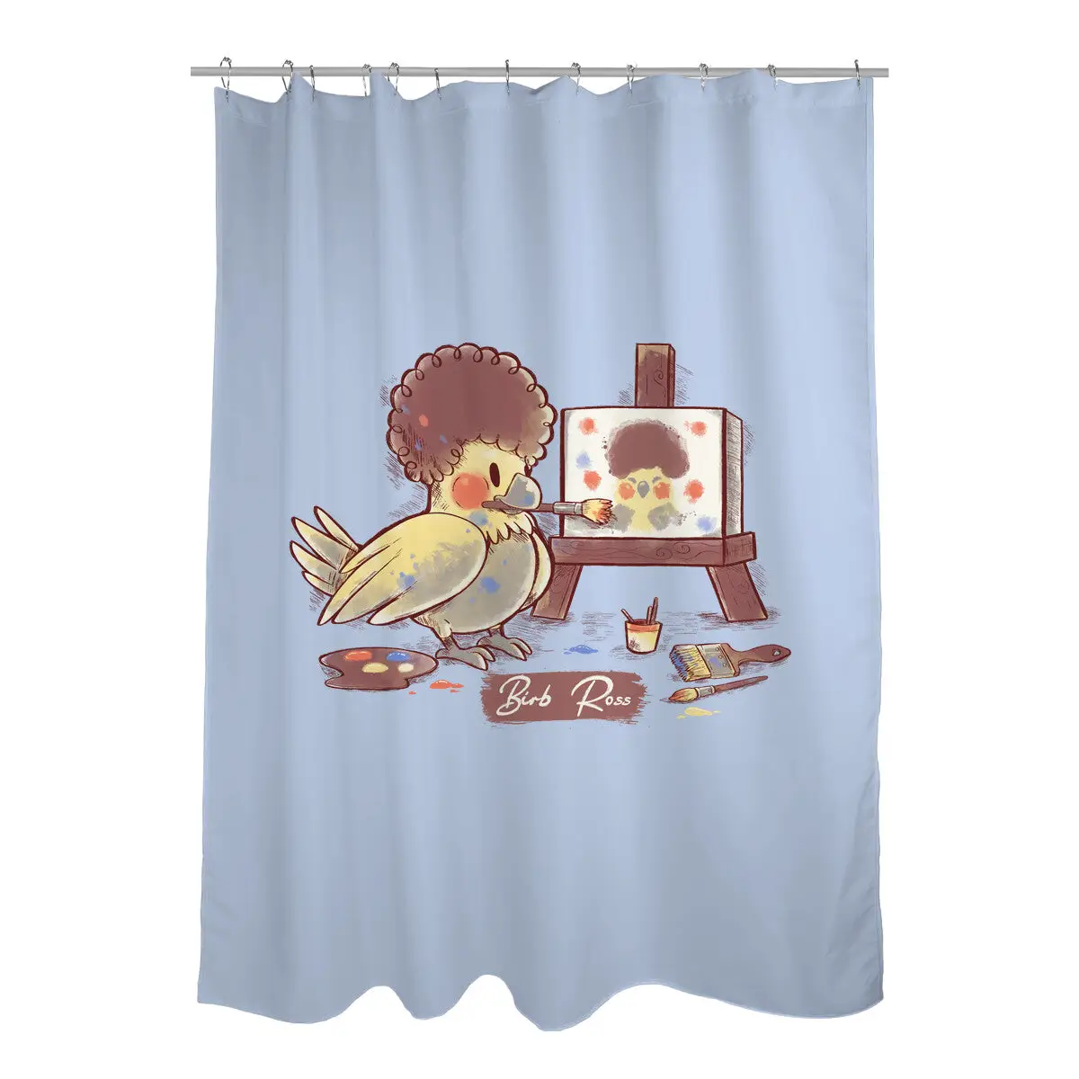Birb Ross Shower Curtains