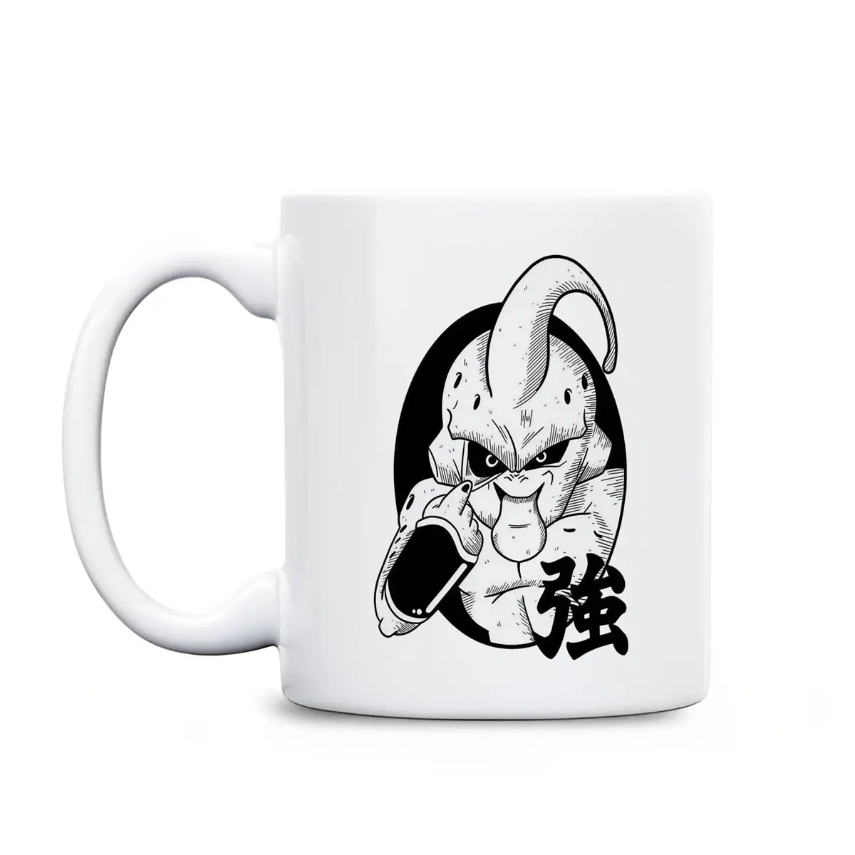 Black and White Kid Buu Mug