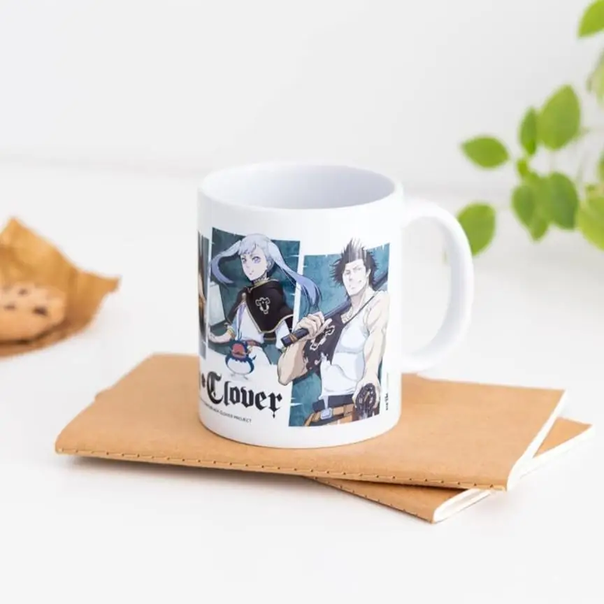 Black Clover Mug for Anime Erik Clover Asta Yuno Fans Coffee Cup
