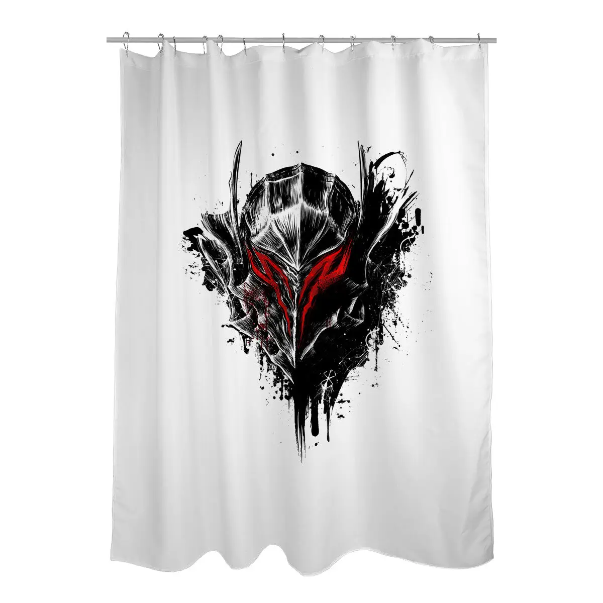 Black Warrior Shower Curtains
