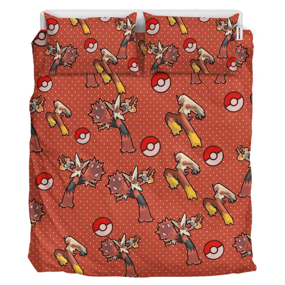 Blaziken Custom Anime Bedding Set