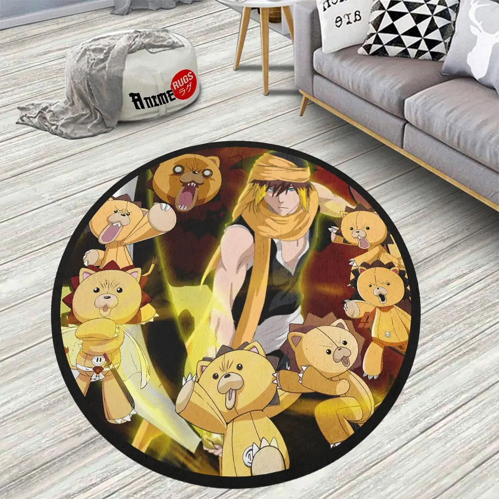 Bleach Kon Skid-Proof Round Rug