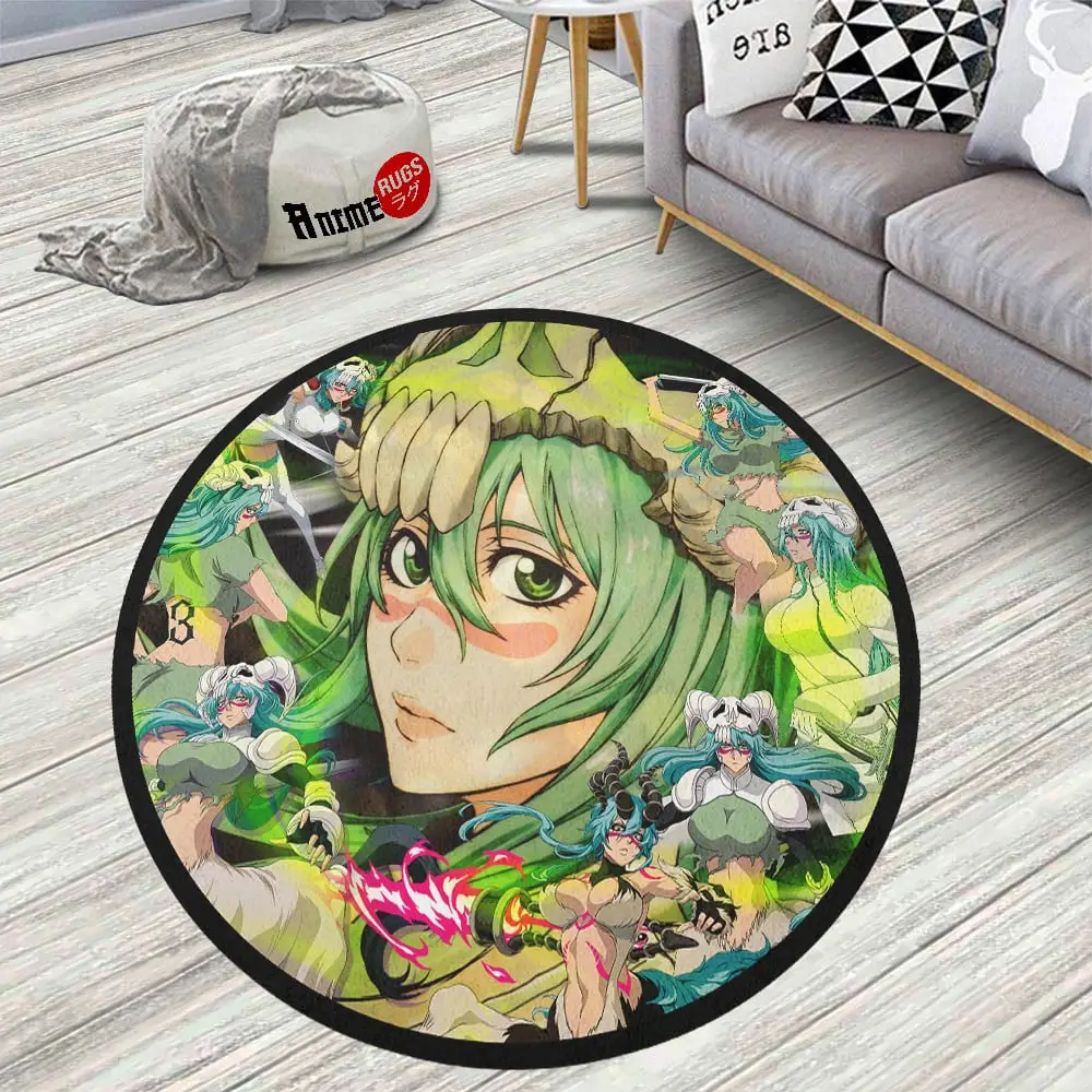 Bleach Nel Tu Skid-Proof Round Rug