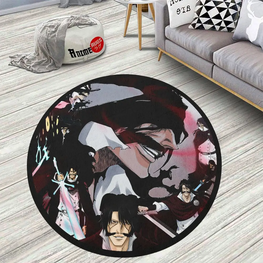 Bleach Yhwach Skid-Proof Round Rug