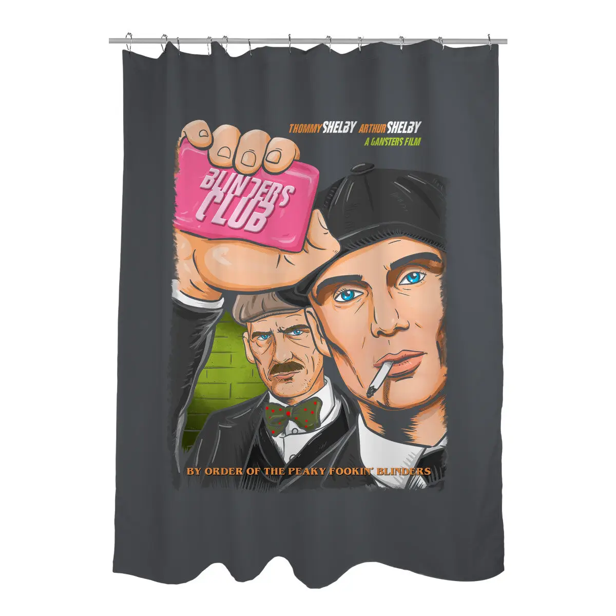 Blinders Club Shower Curtains