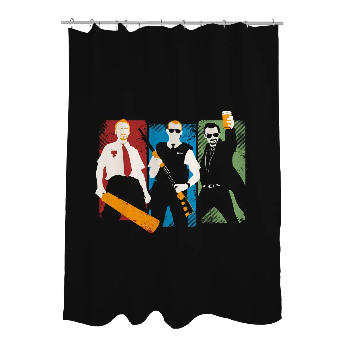 Blood and Ice Cream Shower Curtains
