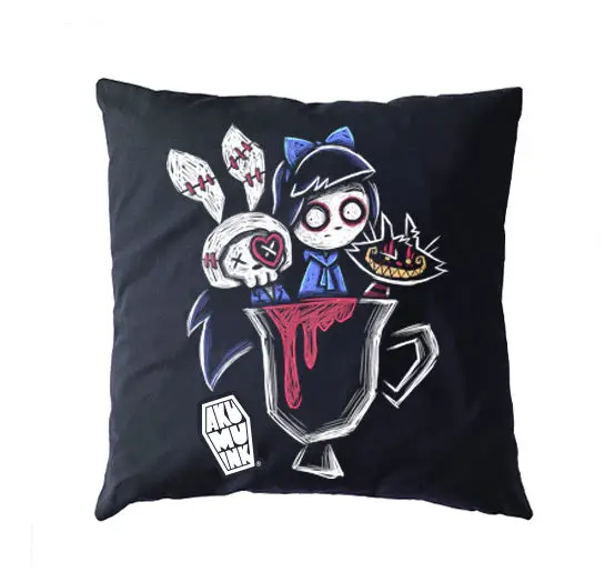 Bloody Tea Cup Pillow Cushion