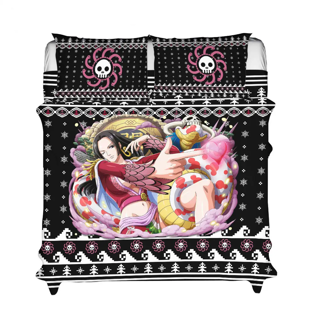 Boa Hancock Xmas Polyester Duvet Cover Set