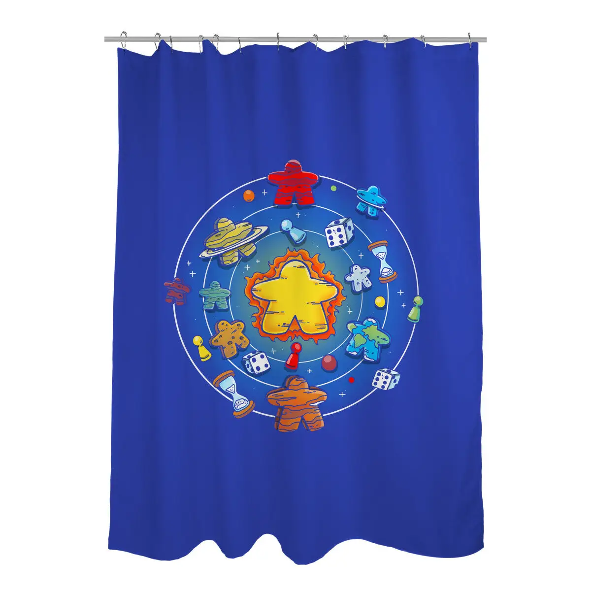 Board Games System Shower Curtains