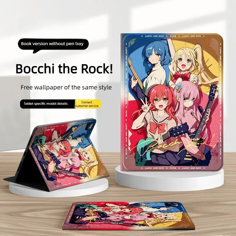 Bocchi The Rock! Apple Tablet iPad Protective Case Silicone Case