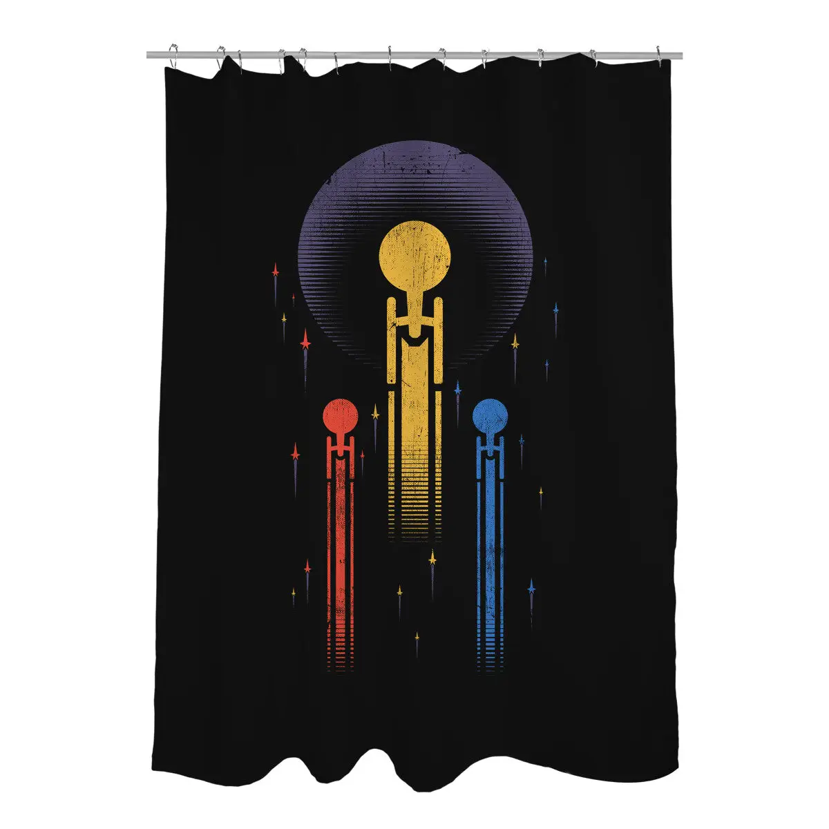 Boldly Go Shower Curtains