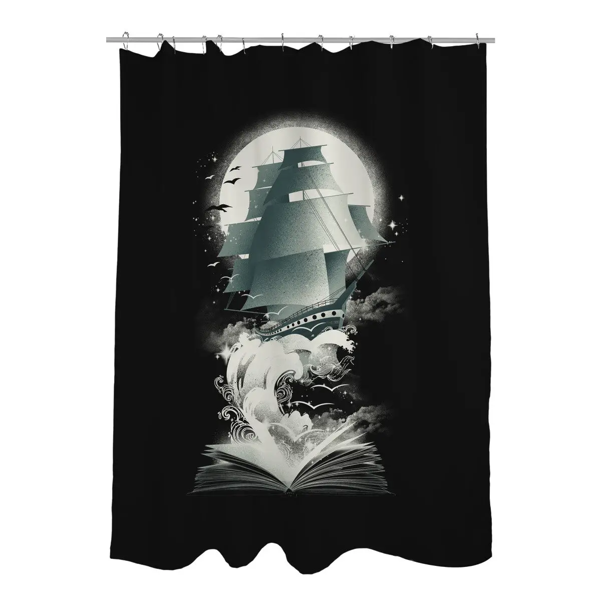 Book of Adventures Shower Curtains