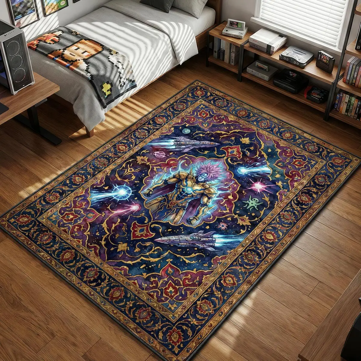 Boros Cosmic Emperor Rug - One Punch Man Chair Mat