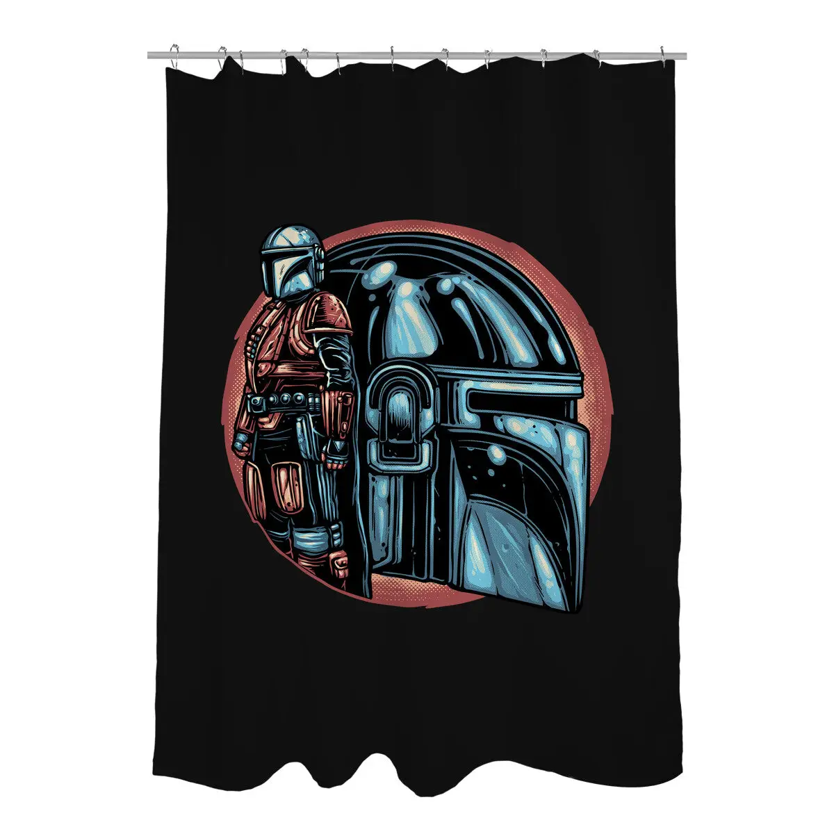 Bounty Hunters Code Shower Curtains