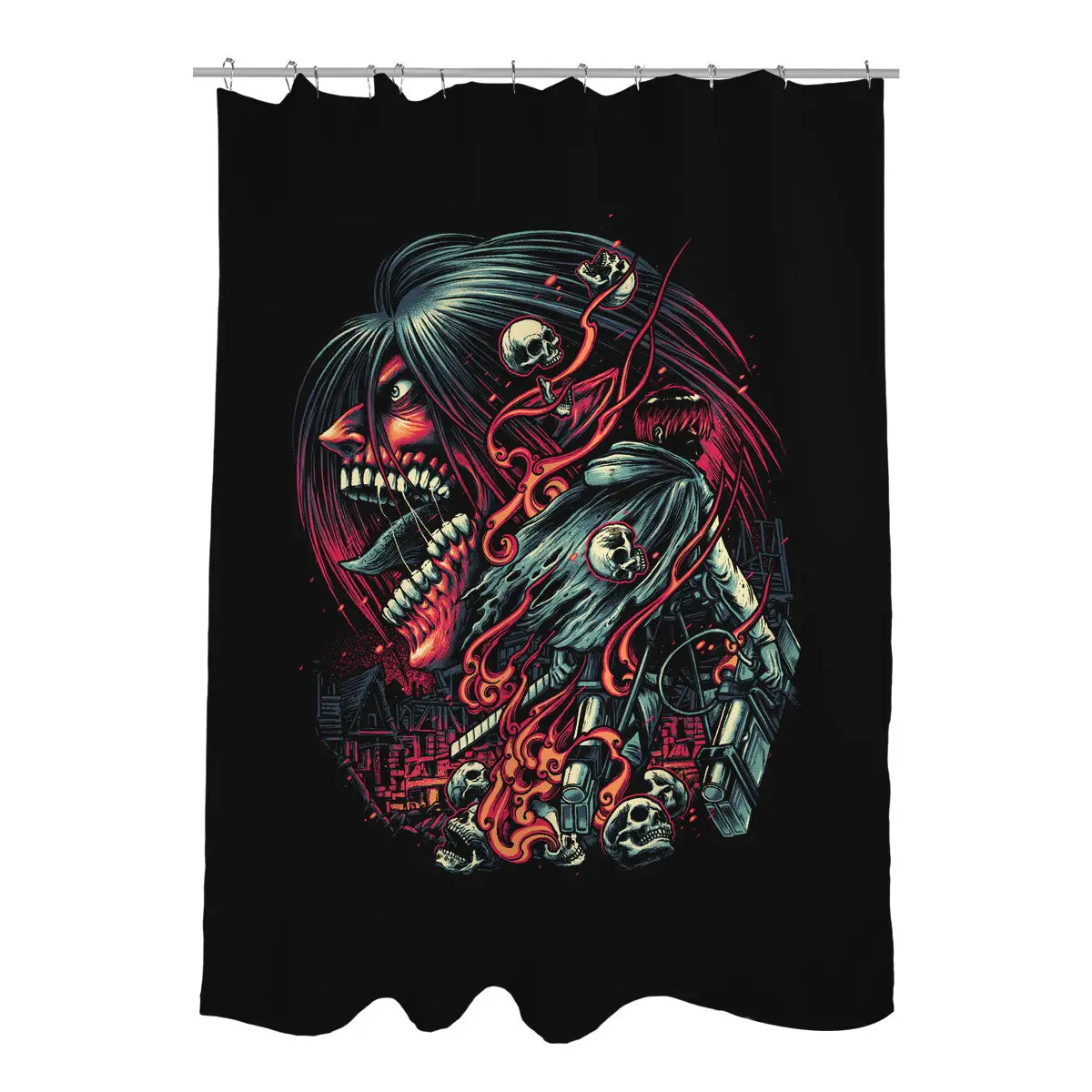 Break the Walls Down Shower Curtains
