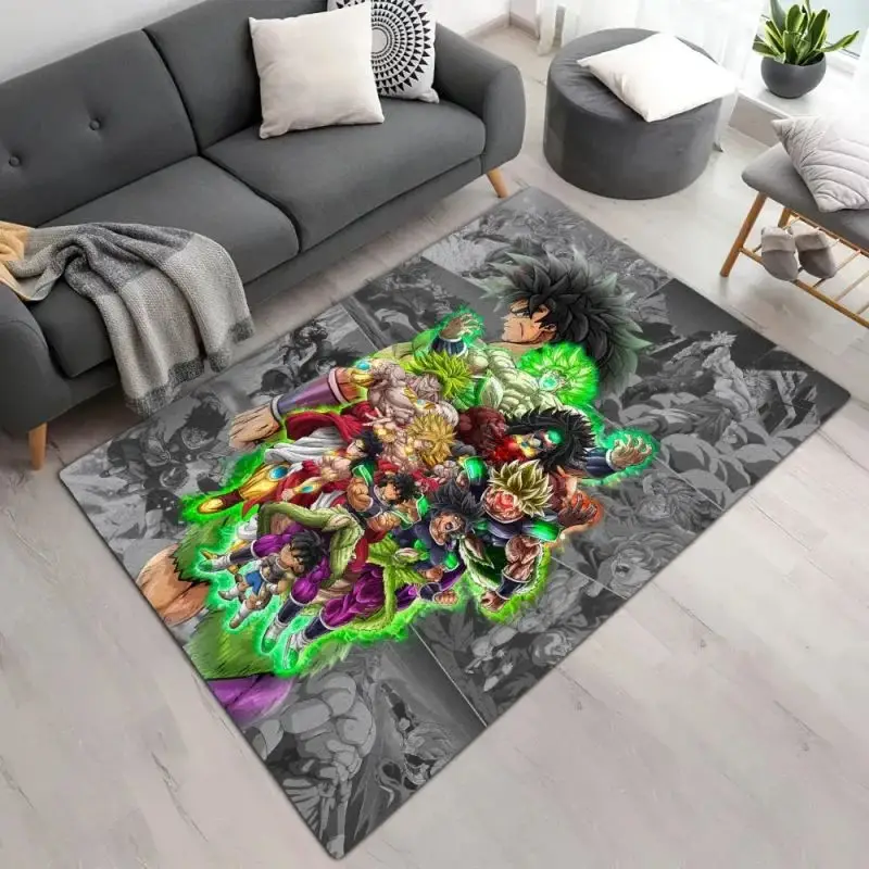 Broly All Forms Dragon Ball Rug Home Decor