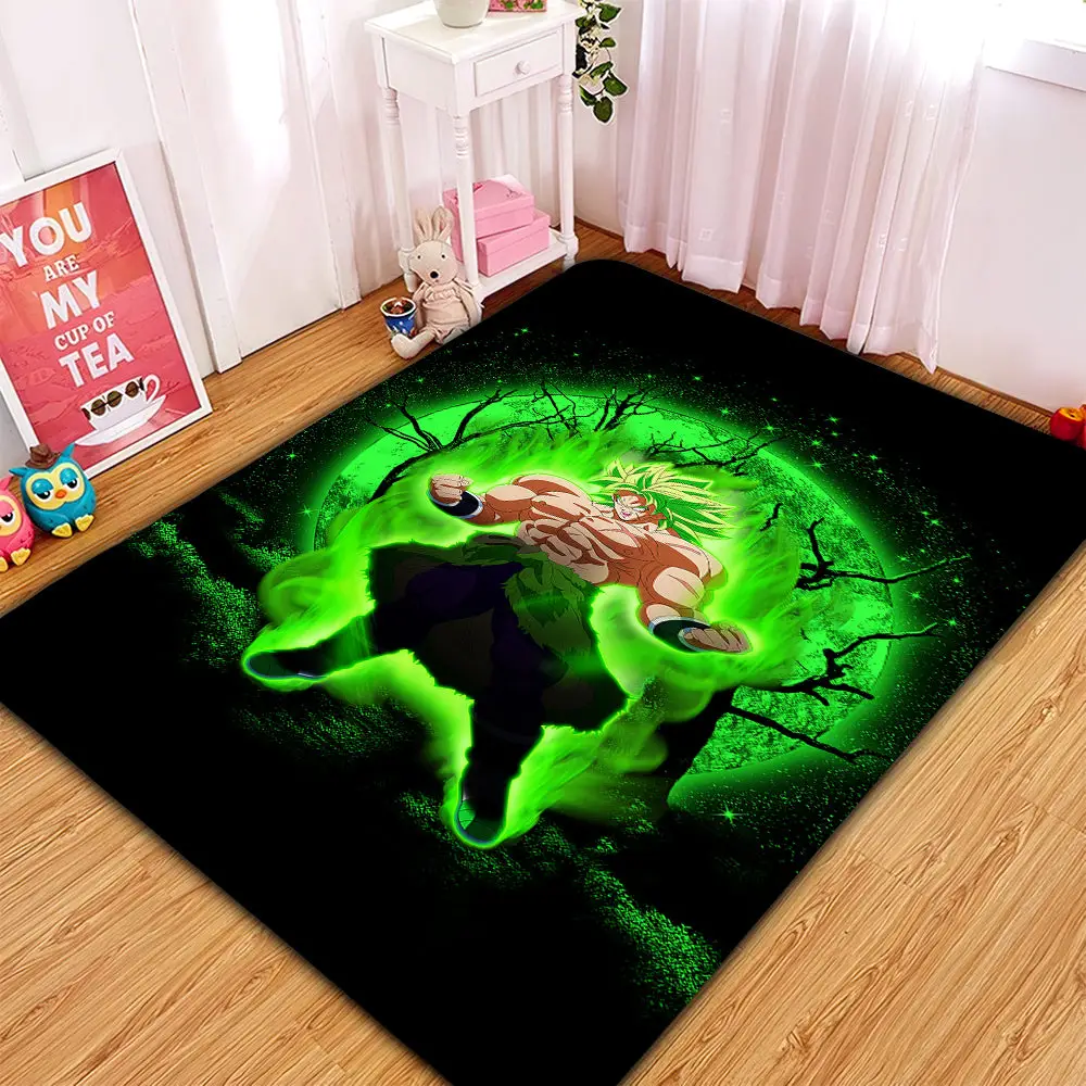 Broly Moonlight Rectangular Area Rug