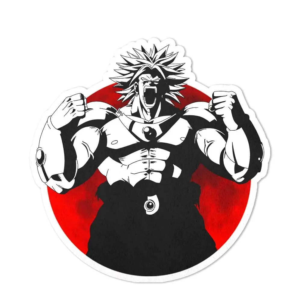 Broly Shaped Rug Custom Anime Room Decor