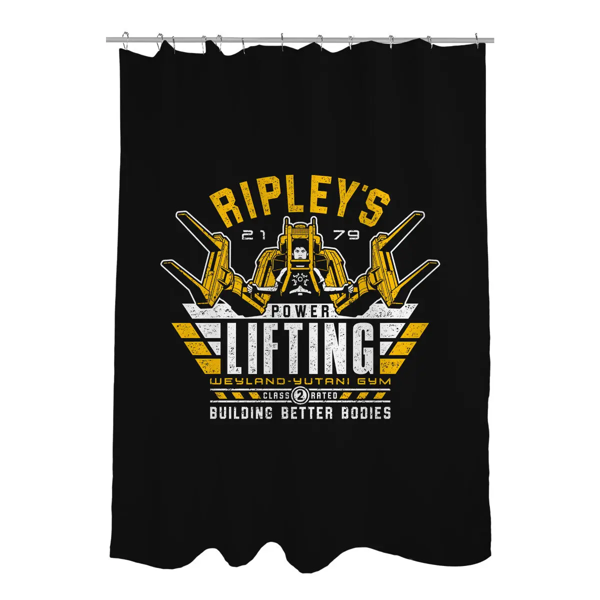 Building Better Bodies Shower Curtains