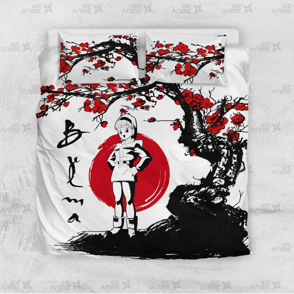 Bulma Japanese Custom Bedding Set Anime Room