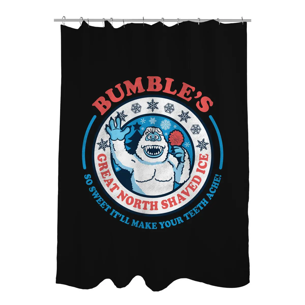 Bumble's Shaved Ice Shower Curtains