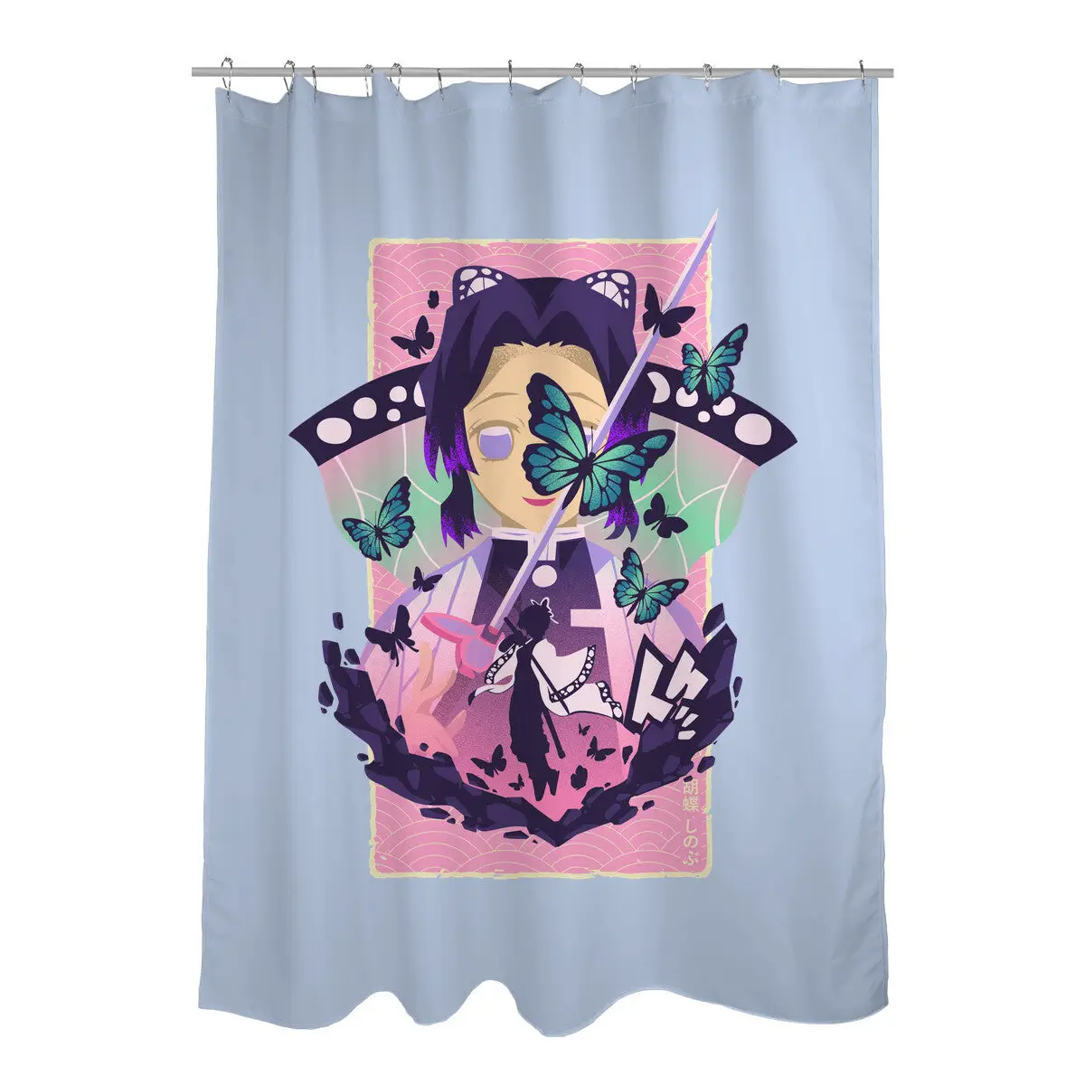 Butterfly Shinobu Shower Curtains