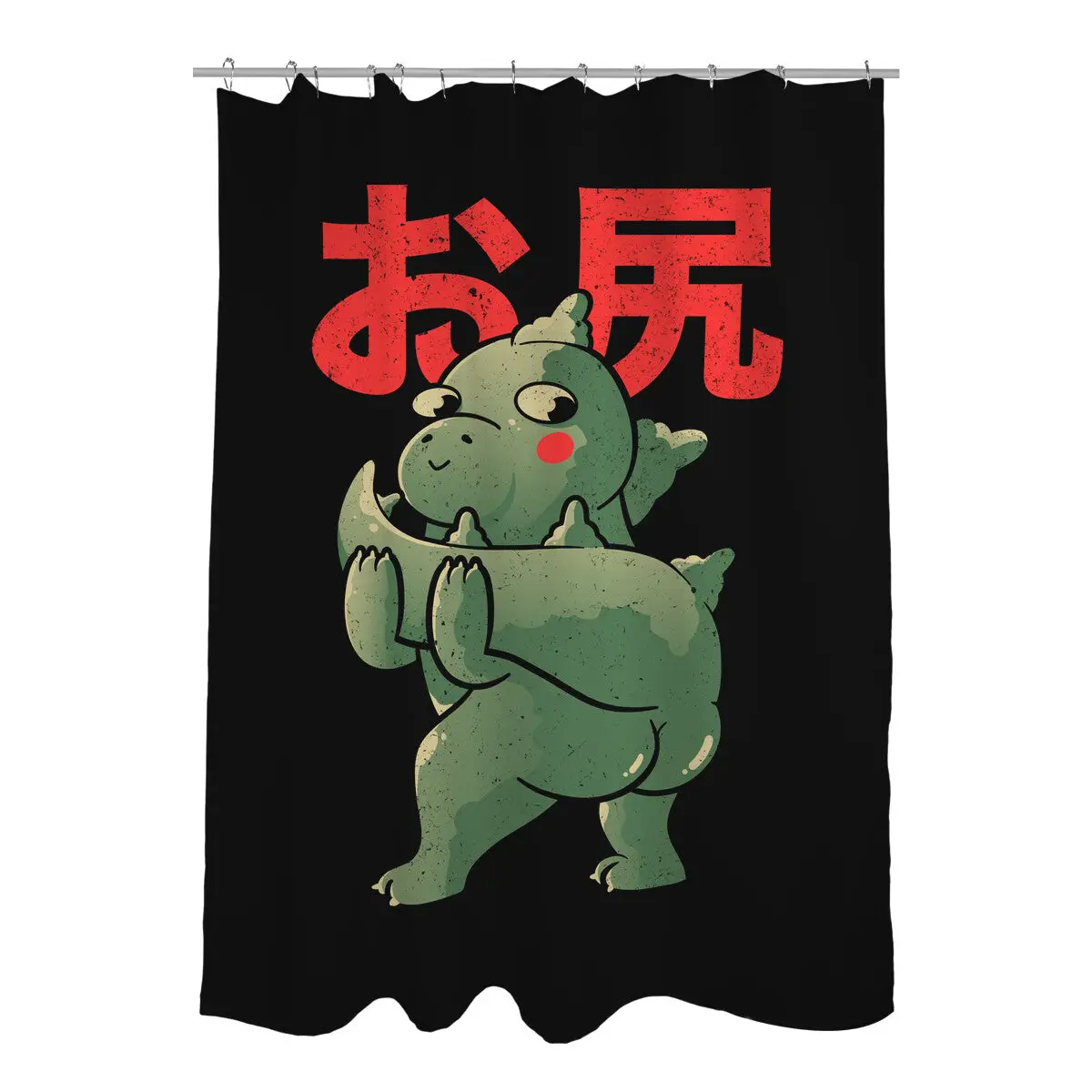 Buttzilla Shower Curtains