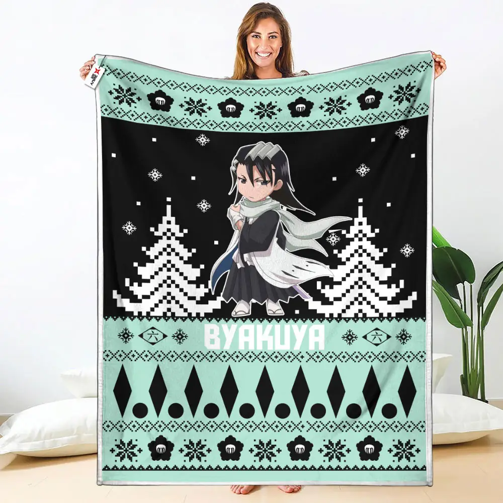 Byakuya Kuchiki Blanket Custom Bleach Anime