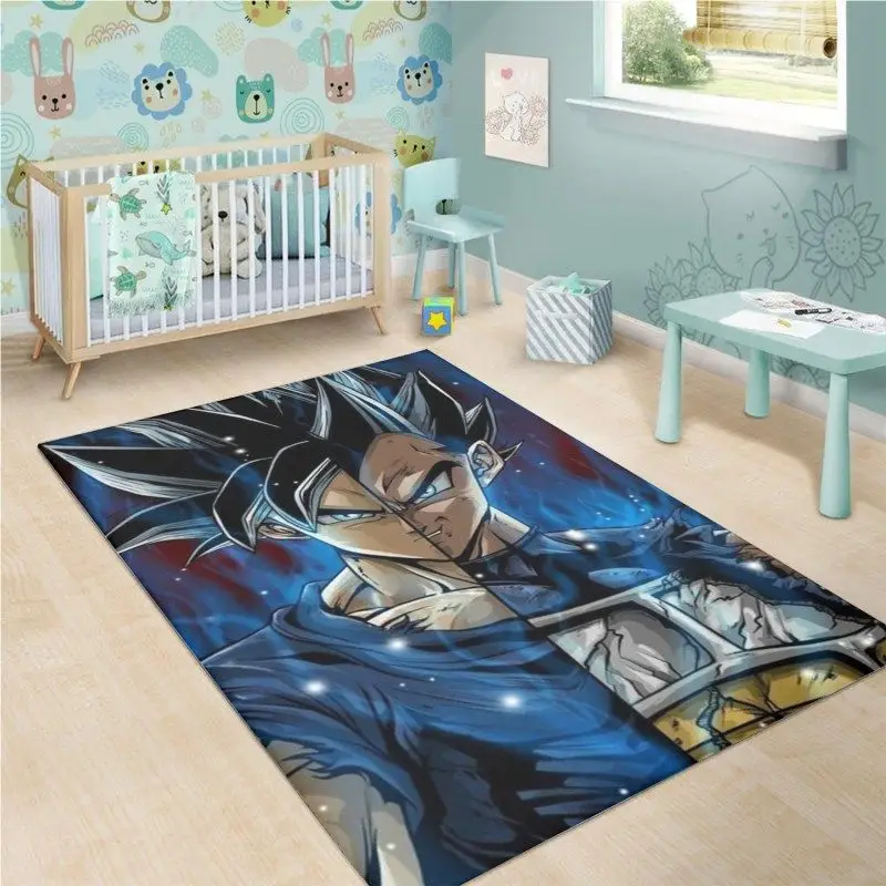 Cadic Vegeta X Son Goku Dragon Ball Z Area Rug For Living Room