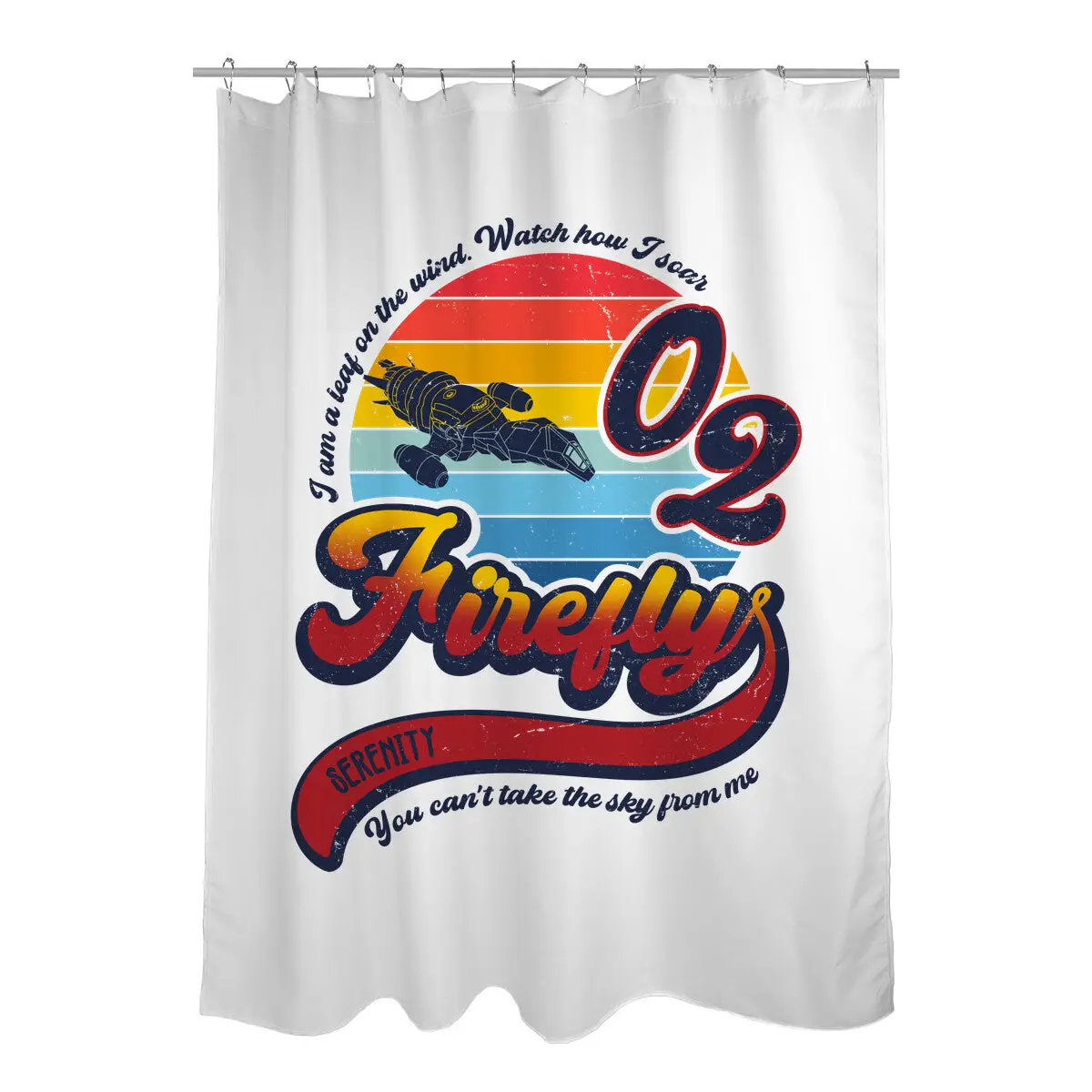 Can't Take the Sky Shower Curtains