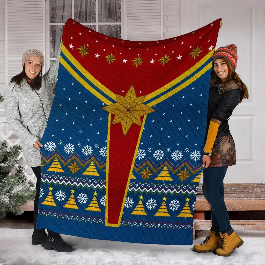 Captain Ugly Christmas Custom Blanket Home Decor