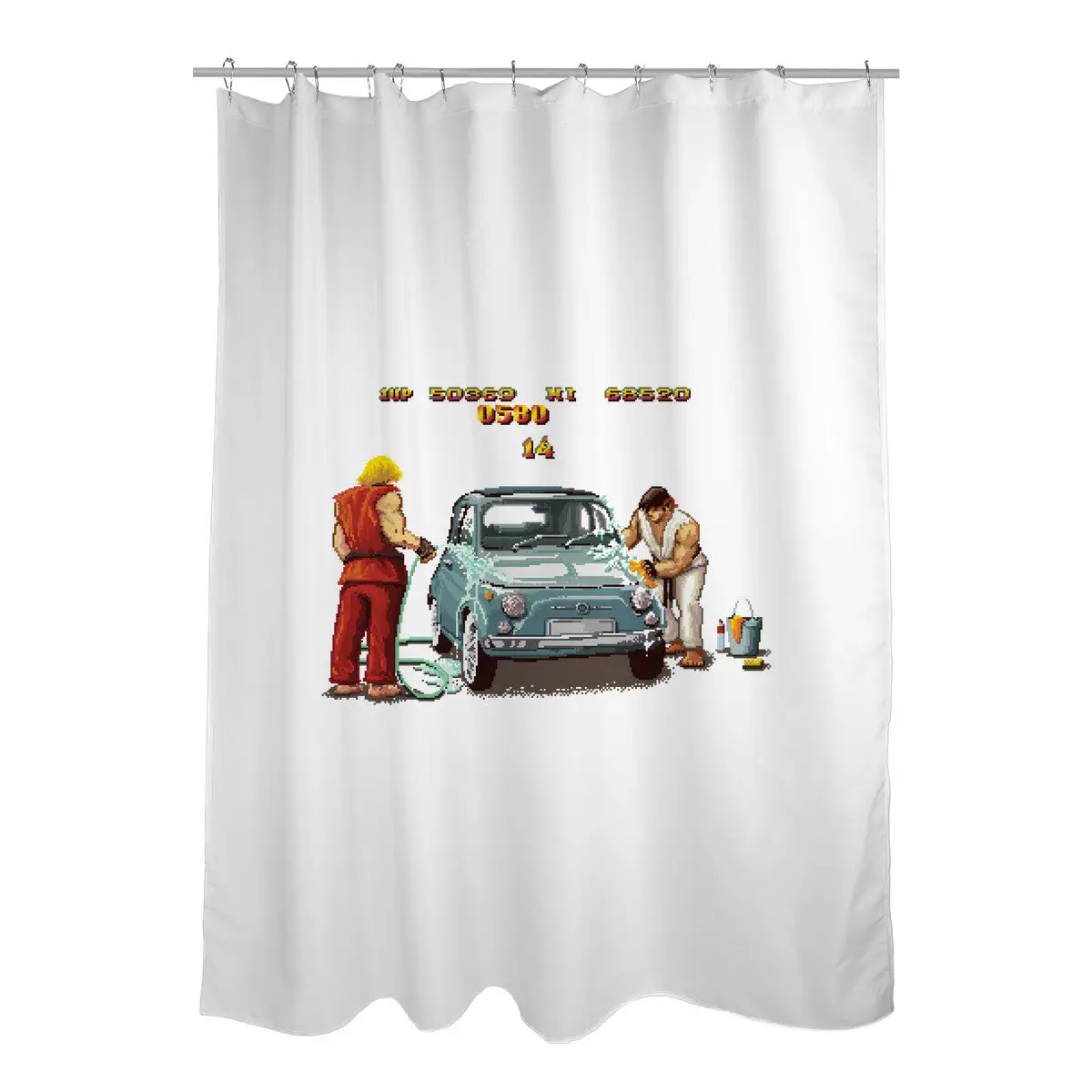 Car Wash Bonus Stage Shower Curtains